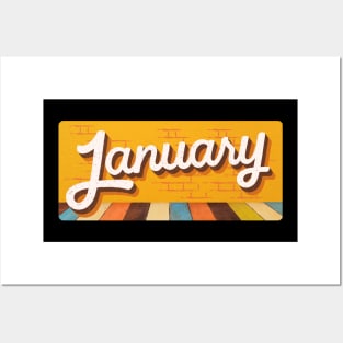 January Posters and Art